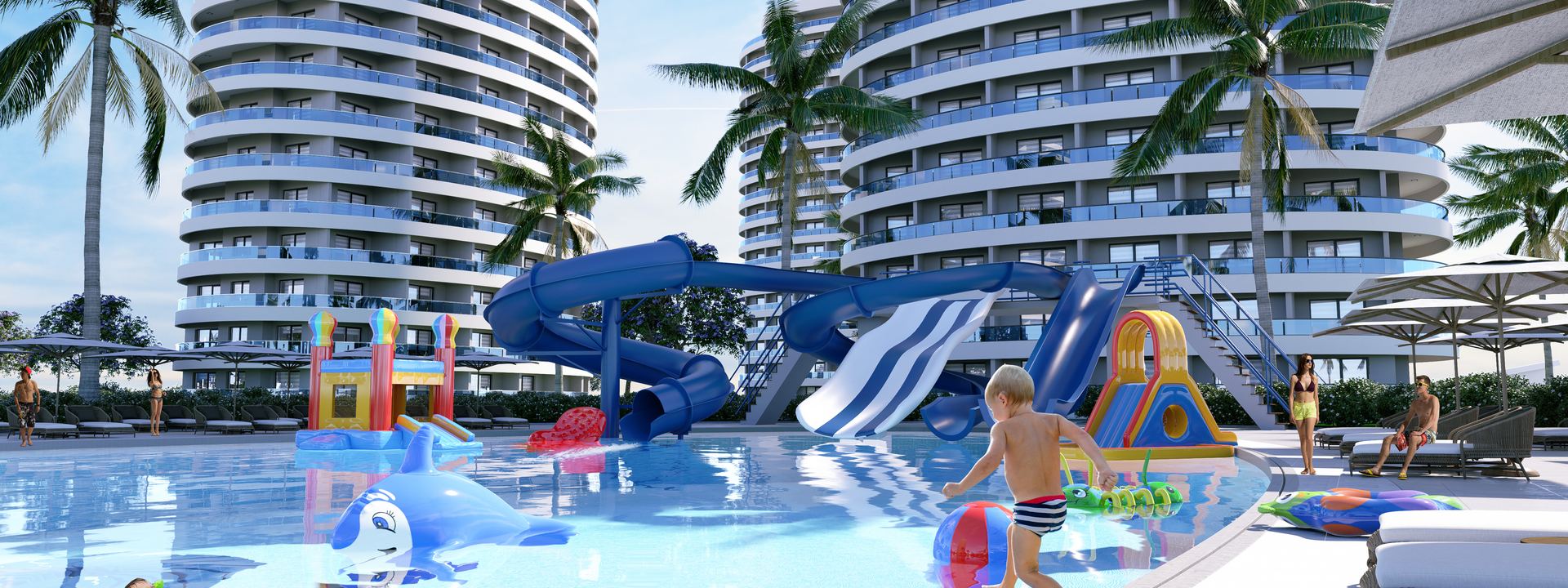 Ocean Life Residence sosyal alanlar