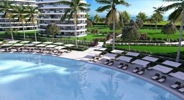 Ocean Life Residence havuz alanı