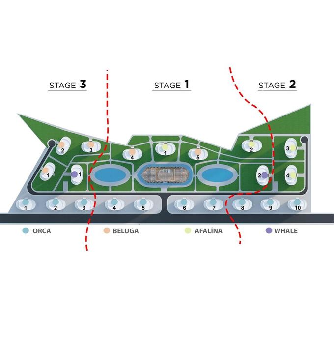 Ocean Life Residence vaziyet planı