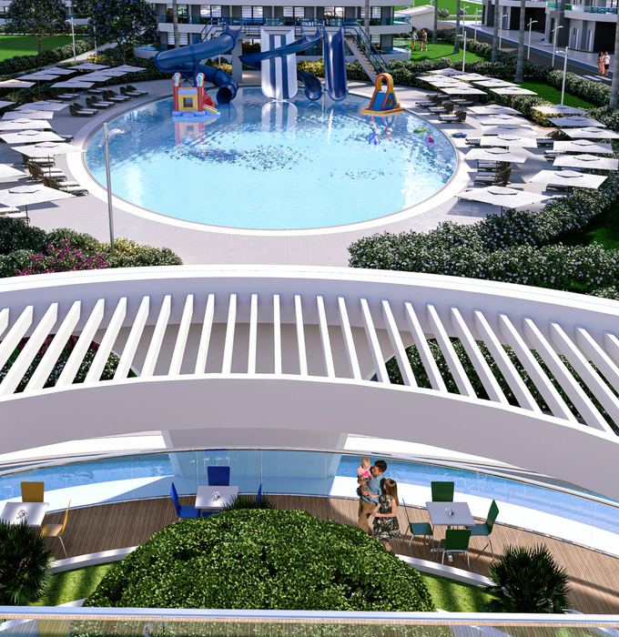 Ocean Life Residence sosyal yaşam alanı