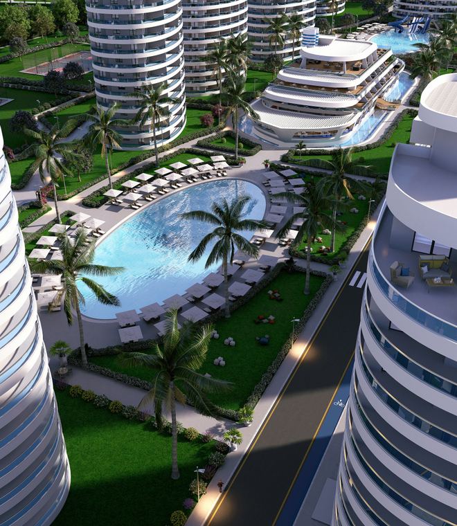Ocean Life Residence sosyal alanları