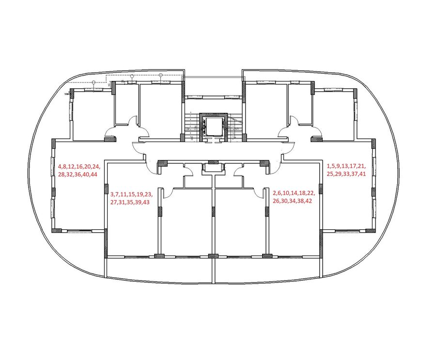 Ocean Life Residence Beluga tip planı
